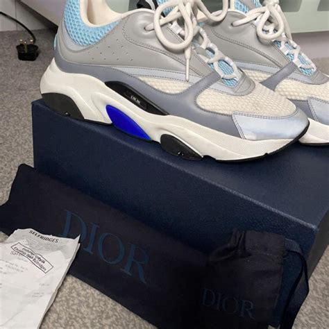 dior b92|dior blue and white mesh.